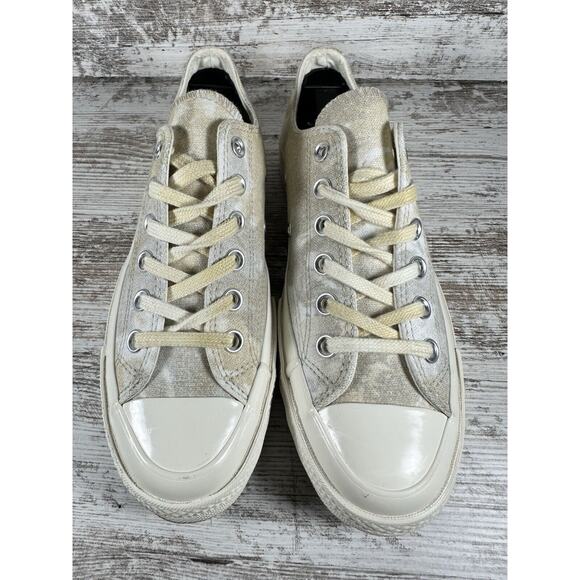 Women's Converse Chuck 70 Ox Low 'Beach Dye' Beige/Cream Sneakers Sz 7 EUC! - Picture 4 of 10